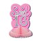 Party Central Club Pack of 12 Pink Sparkle Sweet 16 Party Table Centerpieces 9.5"